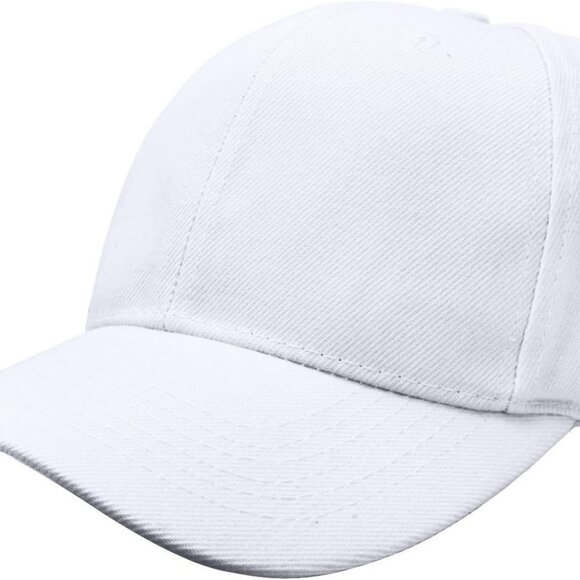 Adult Plain Baseball Cap Hat Classic Adjustable Size for All Seasons - Picture 1 of 7